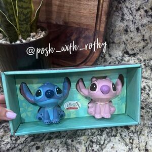 Disney Cermic LILO and STITCH Ceramic Salt & Pepper Shakers, NWT